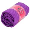Yoga handdoek paars