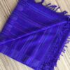 Yogastyles Meditatiedeken/omslagdoek paars/blauw - Afbeelding 2