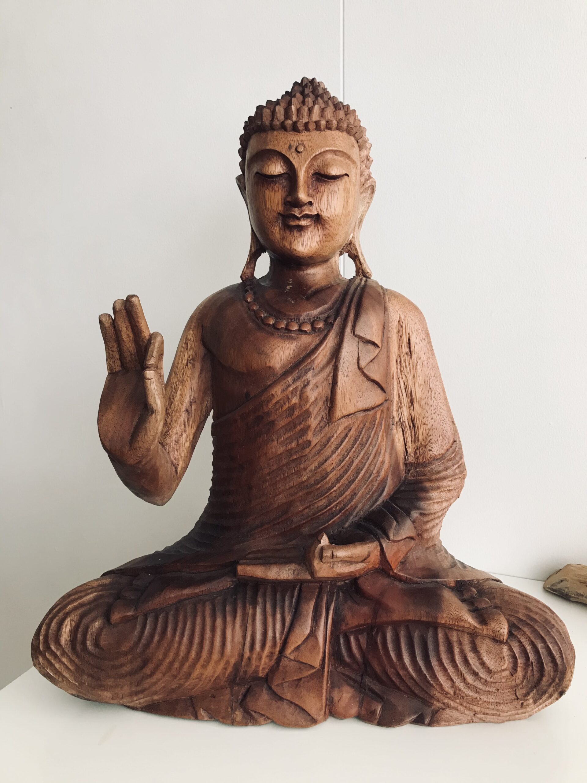 Afdeling Hoeveelheid geld Balling Houten boeddha | Susumna